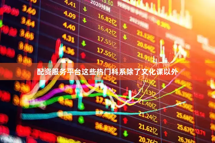 配资服务平台这些热门科系除了文化课以外