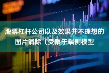 股票杠杆公司以及效果并不理想的图片消除（受限于端侧模型