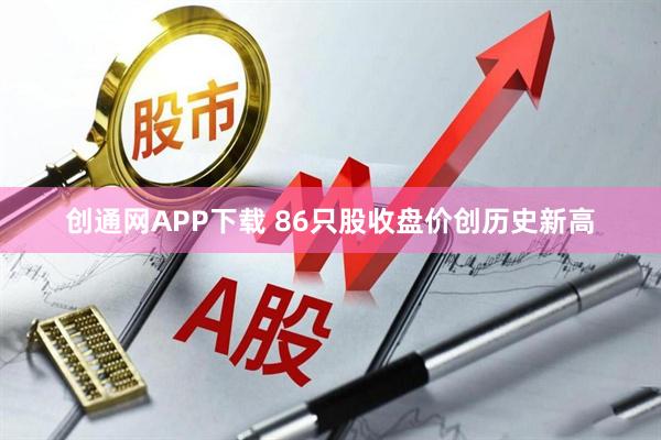 创通网APP下载 86只股收盘价创历史新高