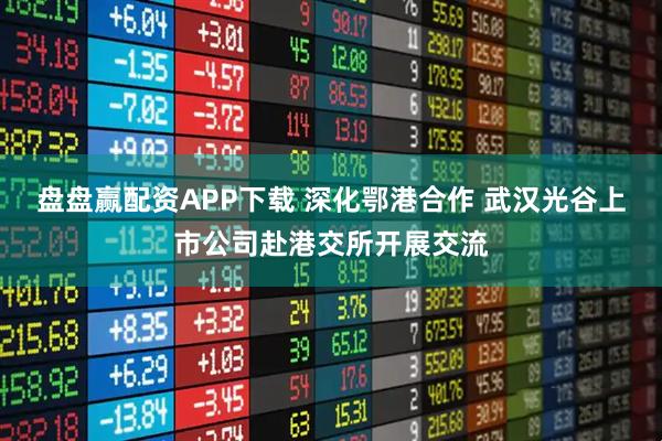 盘盘赢配资APP下载 深化鄂港合作 武汉光谷上市公司赴港交所开展交流